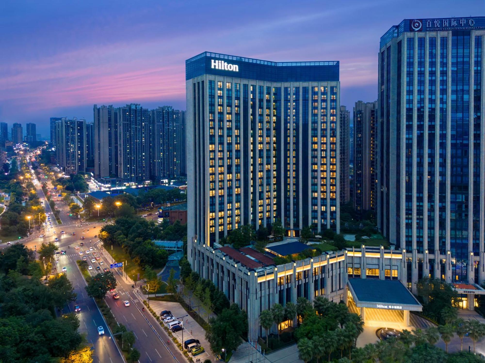 Hilton Chengdu Longquanyi Otel Dış mekan fotoğraf